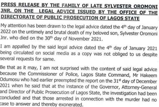Sylvester Oromoni Father Lagos