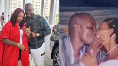 “Do you want to suck her mouth” - Fans query Obi Cubana over throwback wedding photos