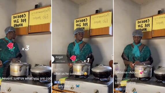 "Hilda don buy market" - Netizens react as another Chef begins 200-hours Cook-a-thon