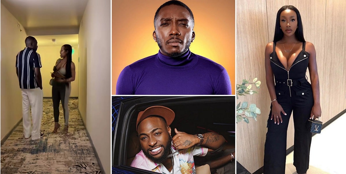 “Name wey dey give PTSD” – Bovi ‘runs for his life’ as Oyinbo lady says her name is ‘Anita’ (Video)