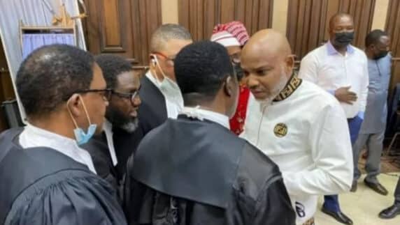 Family sacks Nnamdi Kanu’s lawyers over refusal to see client