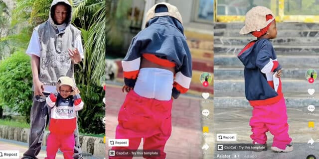 “Pablo and Pablet pikin don land”, Nigerians react to viral video of young girl