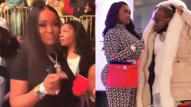 Chioma spotted in New York supporting Davido at his concert