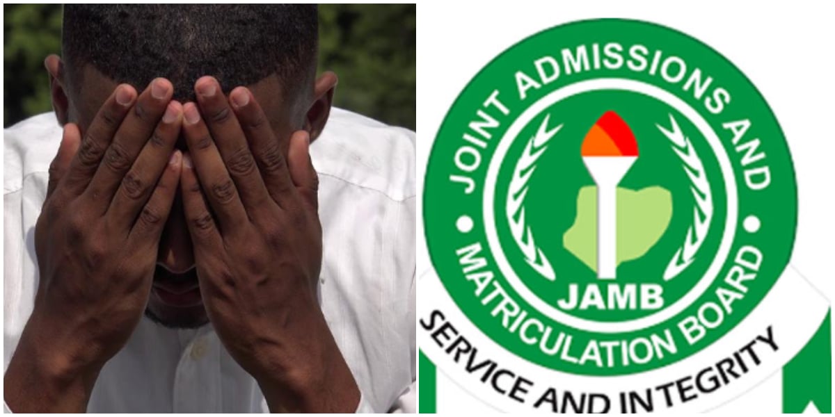 Man cries out after seeing 2024 UTME result of cousin he promised land if she scored 300