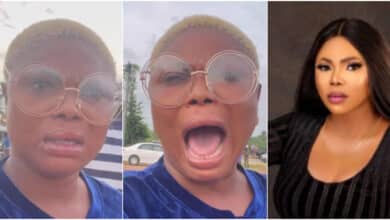 Evan Okoro in tears as Delta State Government demolishes her house and properties worth millions