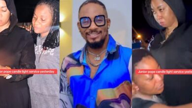 Nollywood stars gather for emotional candlelight vigil for late actor, Junior Pope