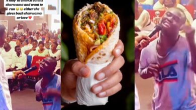 Nigerian man seeks justice in church, reports lady to pastor after she eats his shawarma but fails to give love