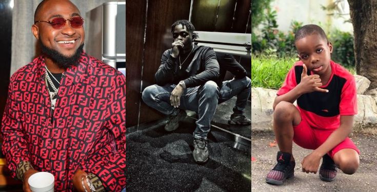 Wizkid's son starts a clothing line, says he wants to style Davido, Olamide, Ycee & Others