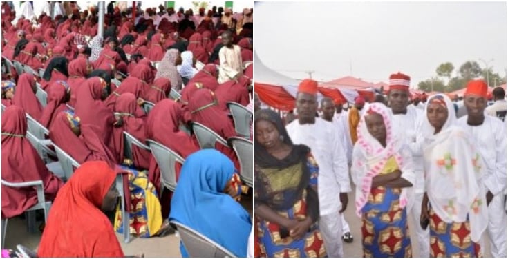 Kano holds mass wedding for 1,500 couples; gifts them cash and furniture