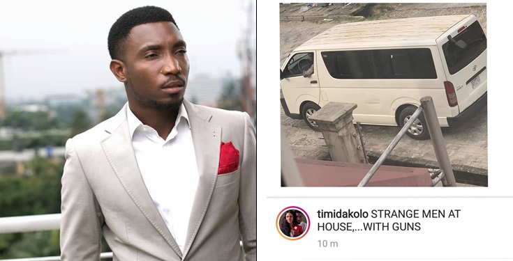 Timi Dakolo raises alarm as strange gun men storm his house
