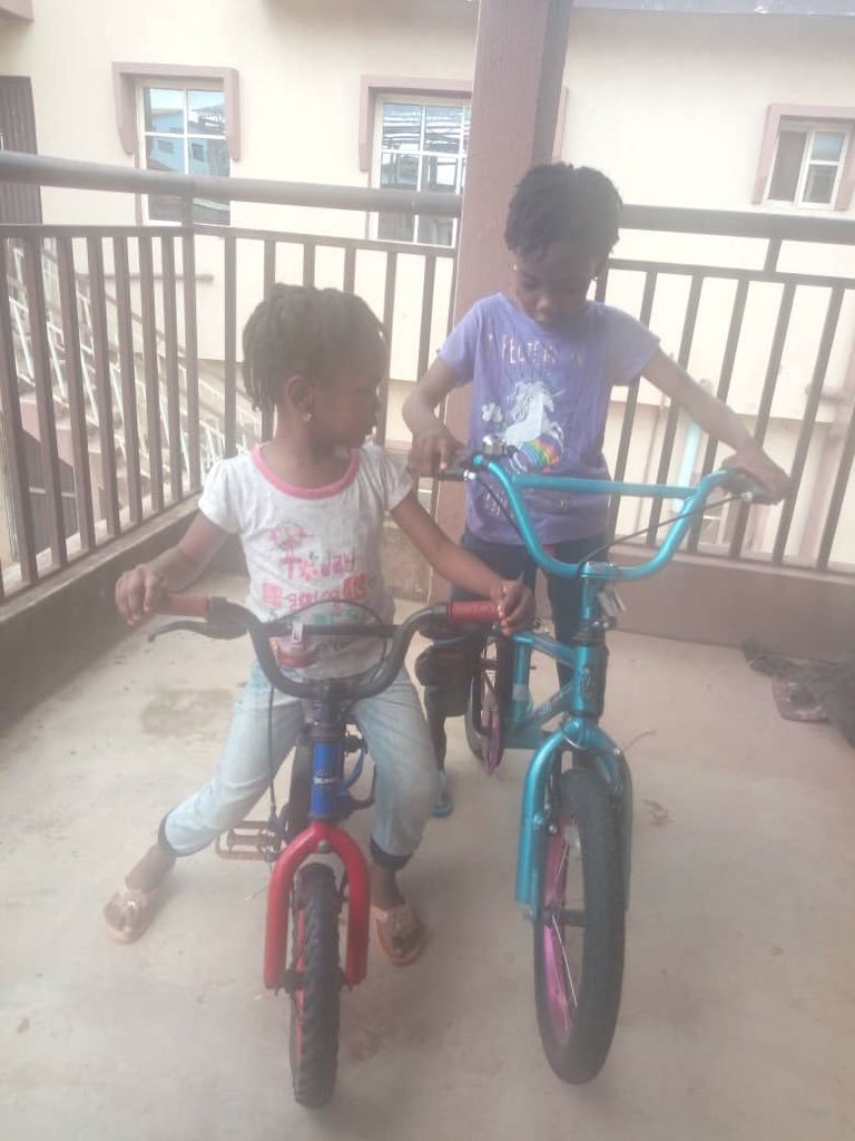 Man Buys Bicycles For His Daughters