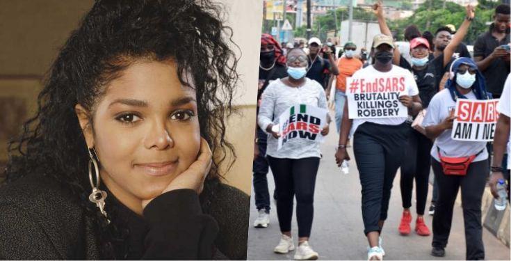 #EndSARS: "To the brave future leaders, I stand with you" - Janet Jackson