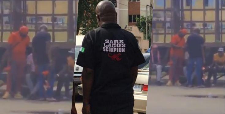 SARS Officers In Mufti Spotted Searching Phones Weeks After Disbandment Order (Video)