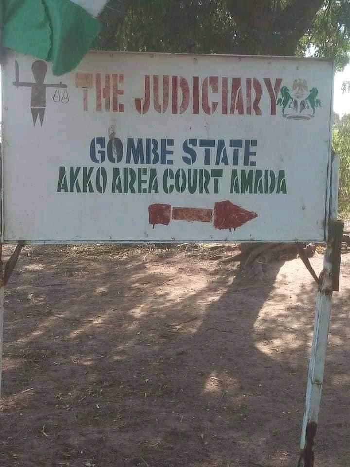 Akko area court Amada in Gombe state