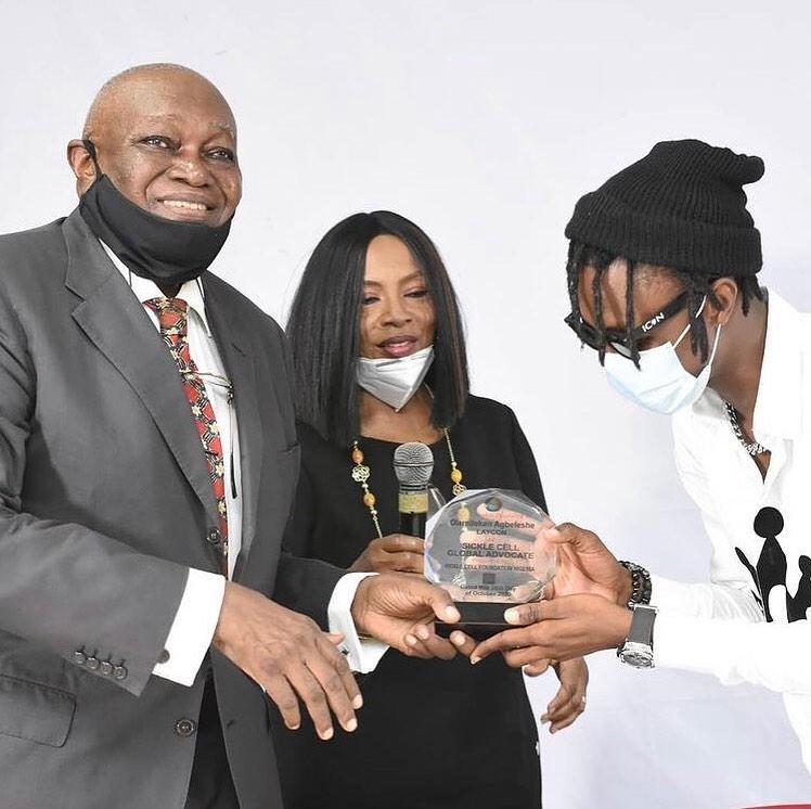 Laycon Awarded As Ambassador and Sickle Cell Global Advocate in Nigeria