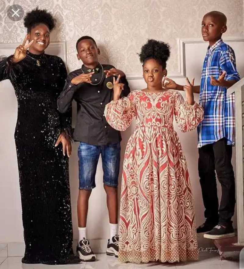 2face idibia's children dna resemblance