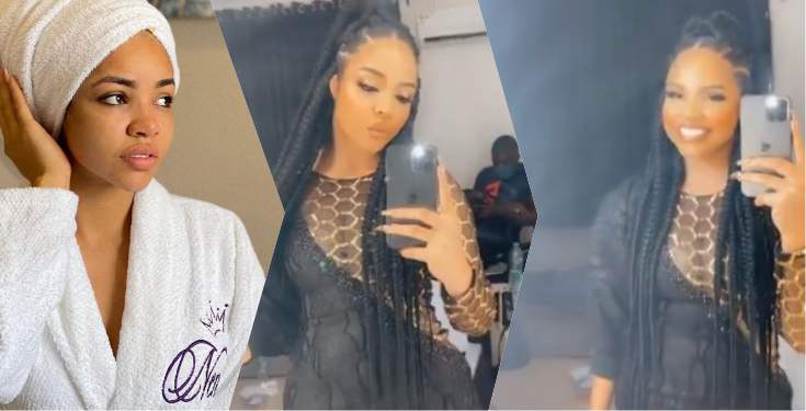 Reactions as Nengi shows off new look on braids (Video)
