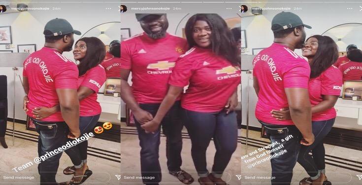 Mercy Johnson and husband loved up photos