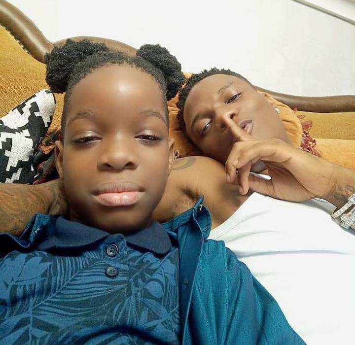 Boluwatife and Wizkid spend time together