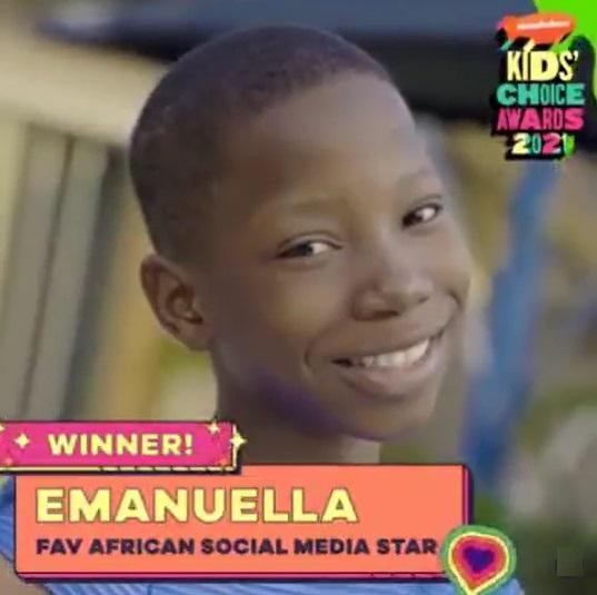 Emmanuella beats Ikorodu Bois, wins Nickelodeon’s ‘Favorite African Social Media Star’ award