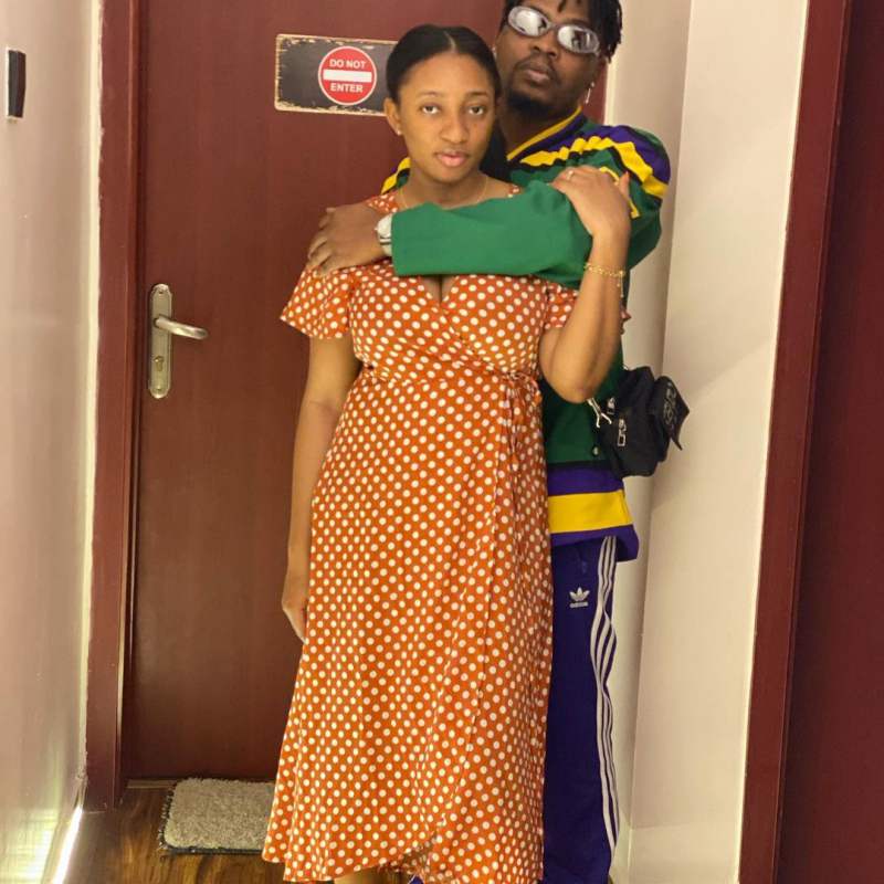 Olamide's fiancée, Adebukunmi celebrates him on his birthday today