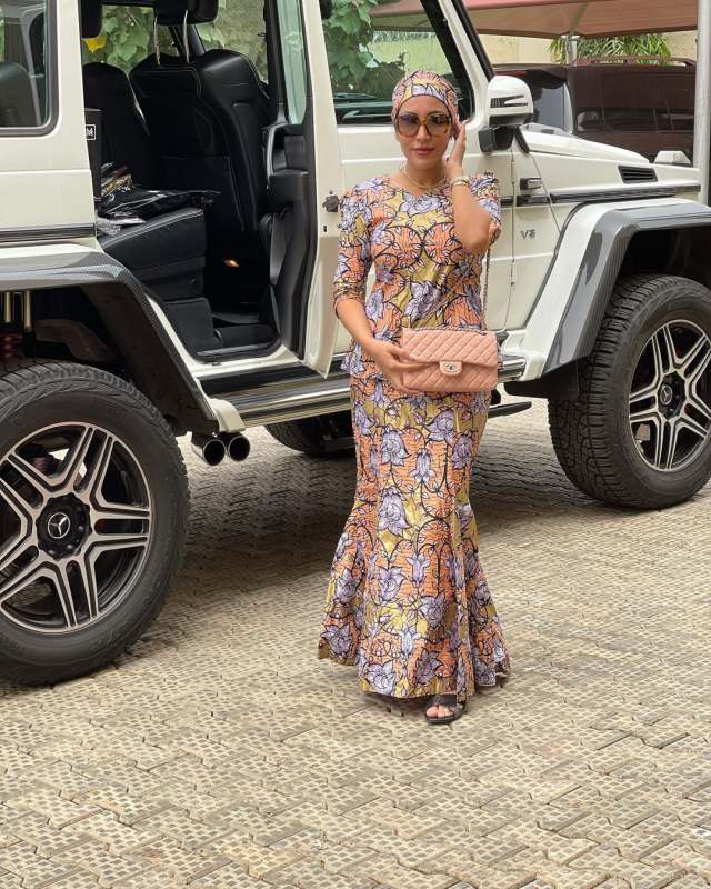 Ned Nwoko's wife, Laila dazzles as she rocks Ankara for the first time (Video)