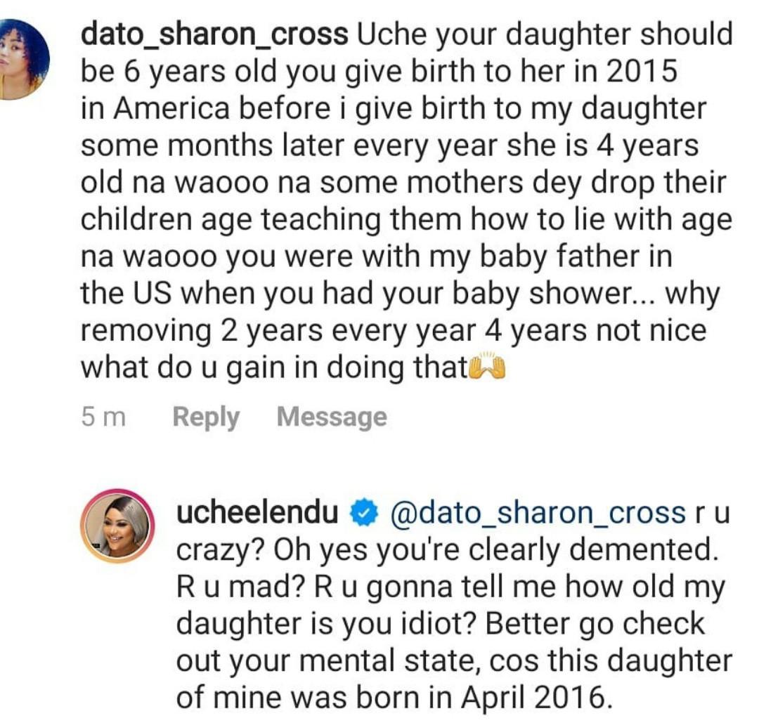"Are you crazy?" - Actress, Uche Elendu slams troll who accused her of lying about her daughter's age