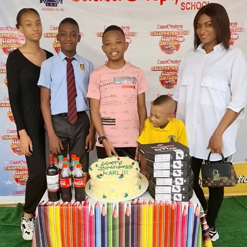 Actor, Yul Edochie celebrates 13th birthday of his second son (Photos)