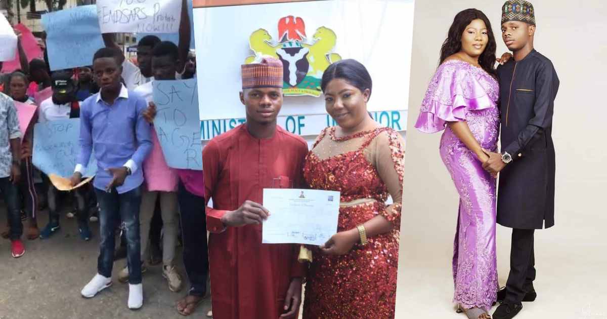 Abuja anti-EndSARS protester ties the knot with his fiancee