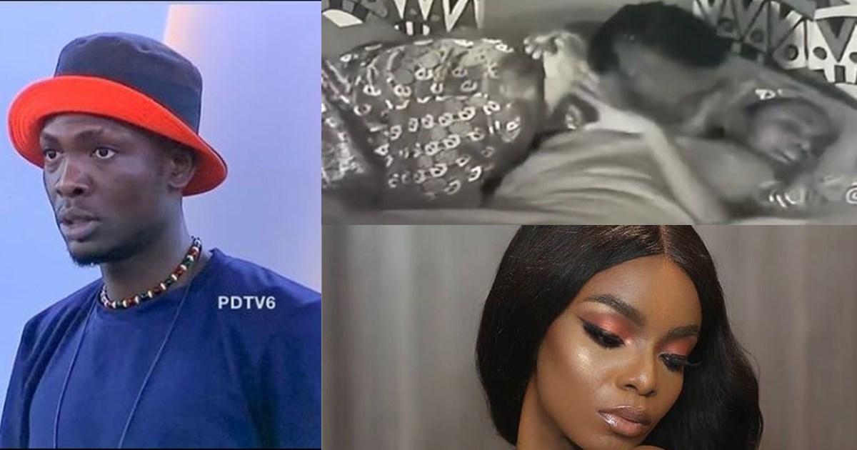 #BBNaija: “I don’t want” – Peace shuns Sammie as he tries to kiss her before retiring to bed (Video)
