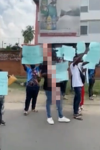 #BBNaija: Pere's fans storm Lagos to protest finale twist, vote rig (Video)