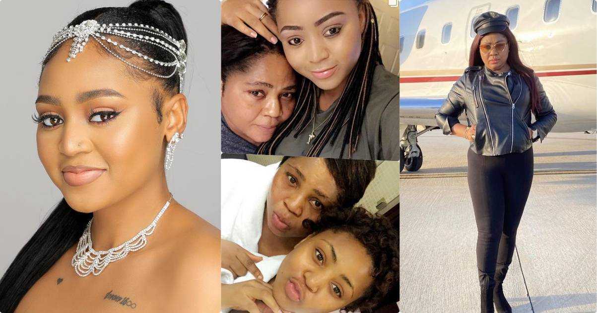 "Under your shadow, I feel the safest" - Regina Daniels says as she celebrates mother's birthday