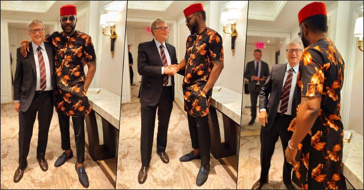 Ebuka Obi-Uchendu meets Microsoft's billionaire, Bill Gates