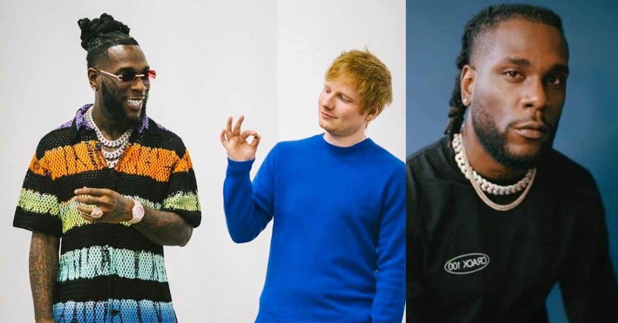 Burna Boy and Ed Sheeran’s 'For My Hand' goes silver in UK