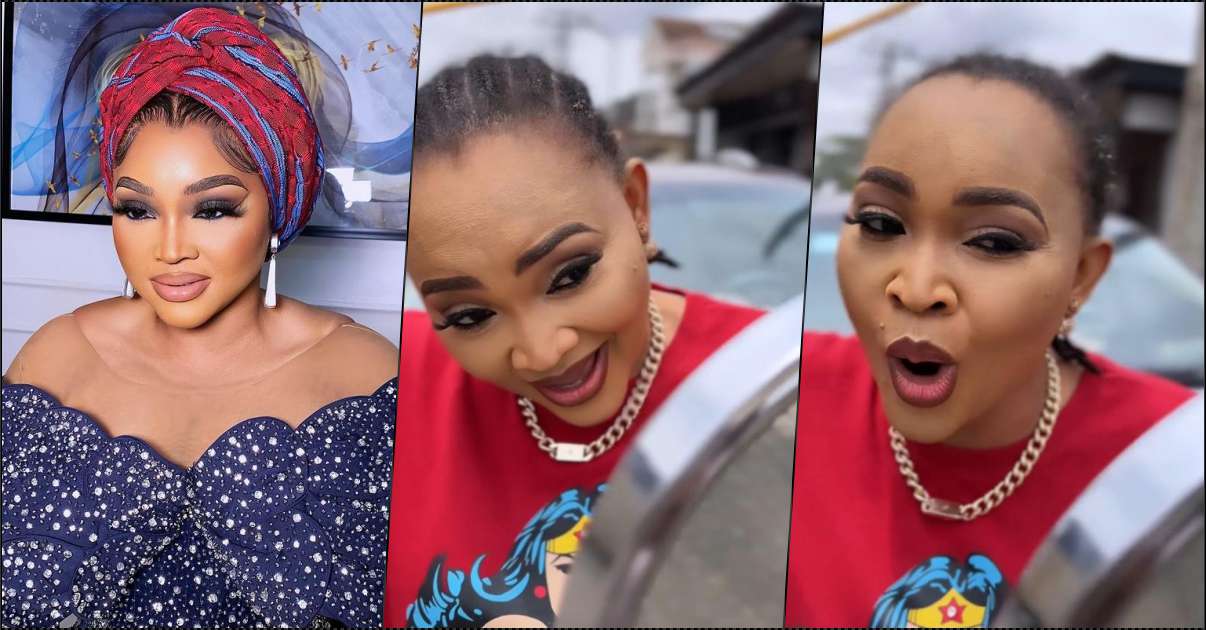"Now you look your age" — Reactions as Mercy Aigbe laments hair loss to frontals (Video)