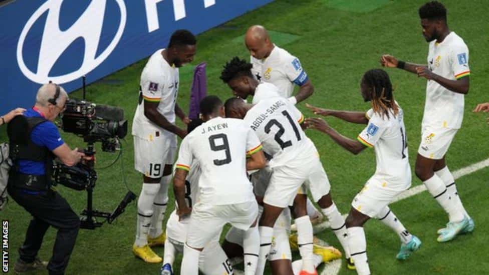 Ghana gets its first win at the World Cup after defeating South Korea in five-goal thriller