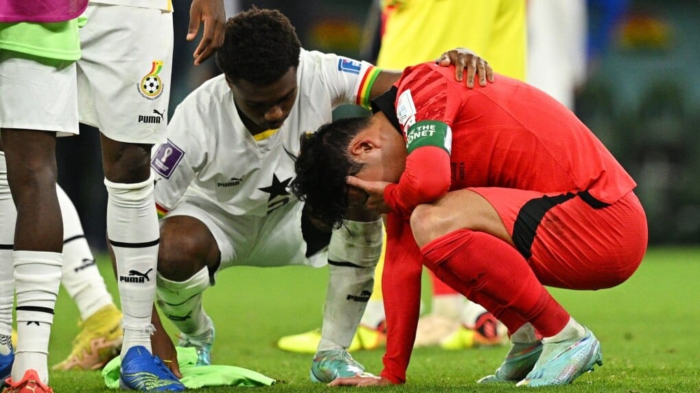 Ghana gets its first win at the World Cup after defeating South Korea in five-goal thriller