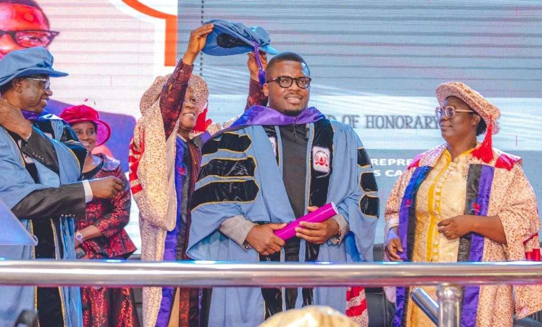 Sujimoto Boss – Sijinbomi Ogundele Bags A Honorary Doctorate Degree For His Outstanding Contributions To Entrepreneurship In Africa
