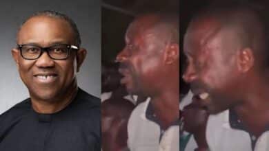 “We have suffered a lot, deliver us” Man tears up at Peter Obi’s rally (Video)
