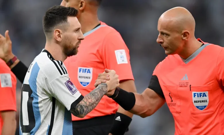World Cup final referee responds to criticism that trailed Lionel Messi's extra-time goal