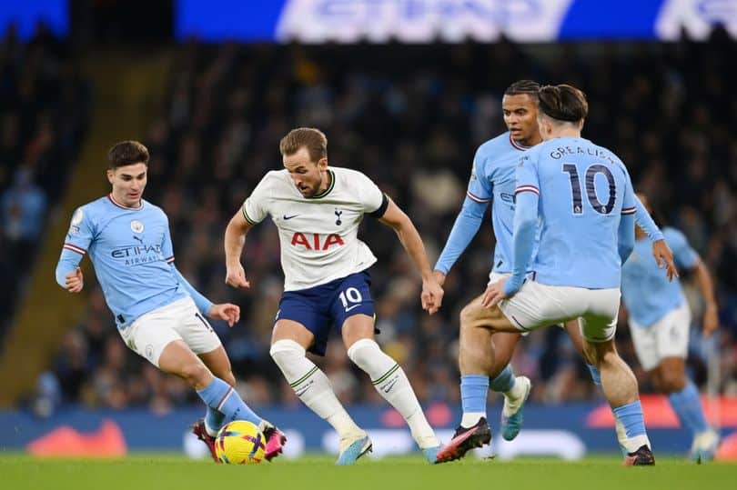 Manchester City comes from 2-0 down to defeat Tottenham 