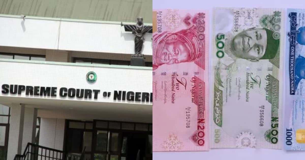 Just In Supreme Court Adjourns Naira Redesign Case Till March