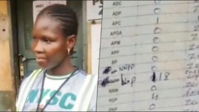 2023 Elections: Corper caught switching LP votes for NNPP (Video)