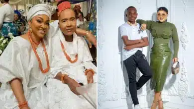Mercy Aigbe’s mother's striking resemblance to her grand son