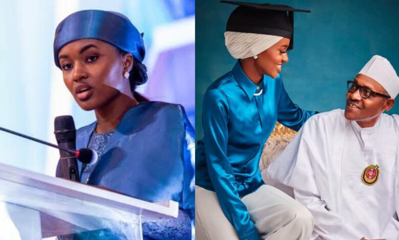 "My father is a silent achiever" – President Buhari's daughter, Hanan declares
