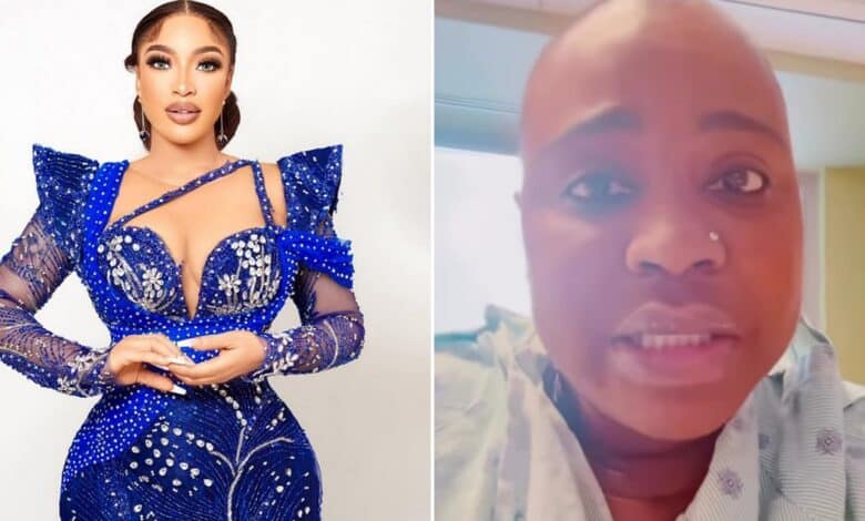 "I woke up with a heavy heart" - Tonto Dikeh calls for prayers for woman with stage IV cancer