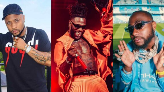 "First day I met Burna Boy in PH he was running after I and Davido's car screaming 'I love you' " – B-Red reveals