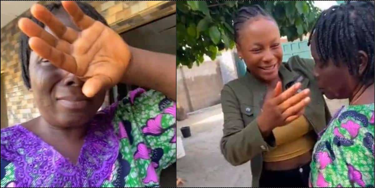 Mother in tears as NYSC deploys daughter to Sokoto (Video)