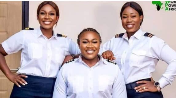 "Sharp family" - Reactions as 3 sisters out of 7 girl children of the same mother becomes pilots