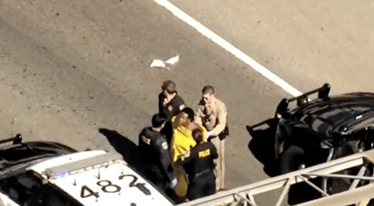 Naked Woman Gets Out Of Her Car Then Fires Gun On Busy Bridge During